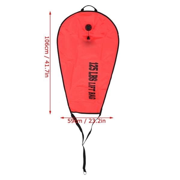 KEEP DIVING Scuba Säkerhetslyftväska Dumpventil Pumpande Dyktillbehör 60LBS