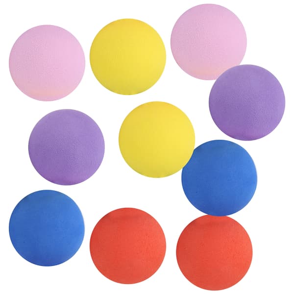 Lette EVA Golfbolde til Børn – 60 mm (Gul, Blå, Orange, Lilla, Pink)