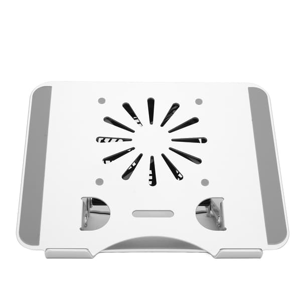 Bærbar kølestander 17 tommer aluminiumslegering hævbar foldbar bærbar med USB-baseventilator