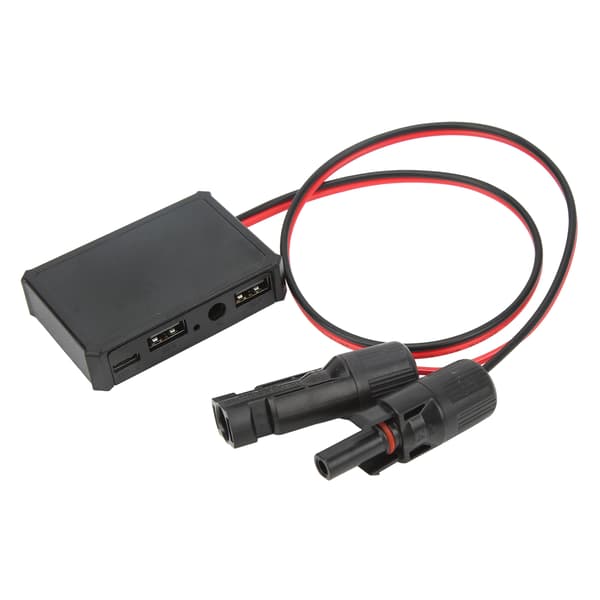 Solpanel USB Spänningsregulator Typ C DC Adapter Gränssnitt