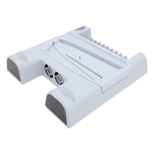 Spilcontroller-ladestation Professionel Effektiv Dobbeltplads Spilkonsol Kølestativ til PS5 Slim-konsol til PS5-spilcontroller