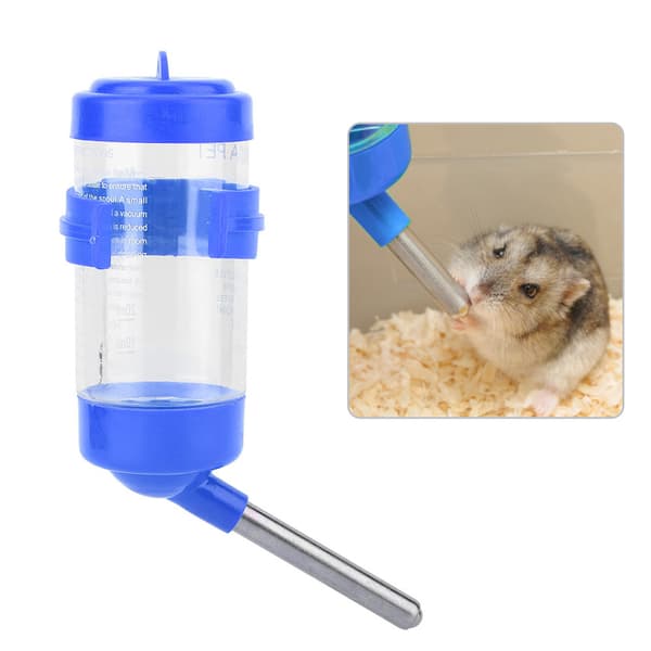 Droppfri Mini Vattendispenser för Igelkottar, Blå, Dricksflaska för Smådjur