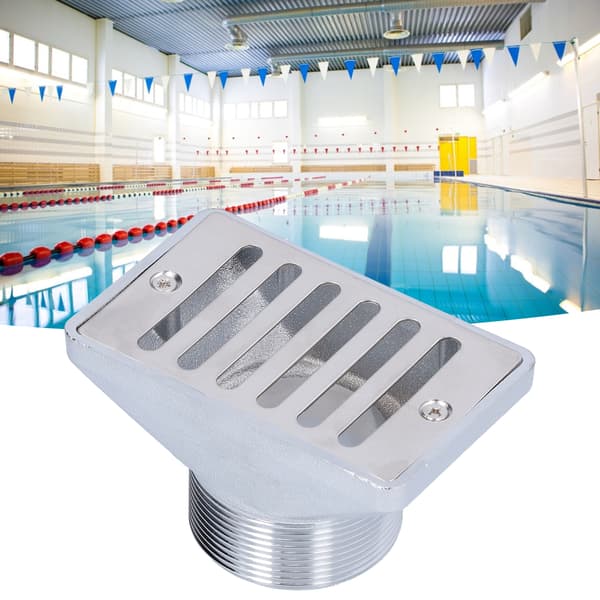 Poolvæg Overløbsafløbsdæksel Han-gevind Udløbsfitting
