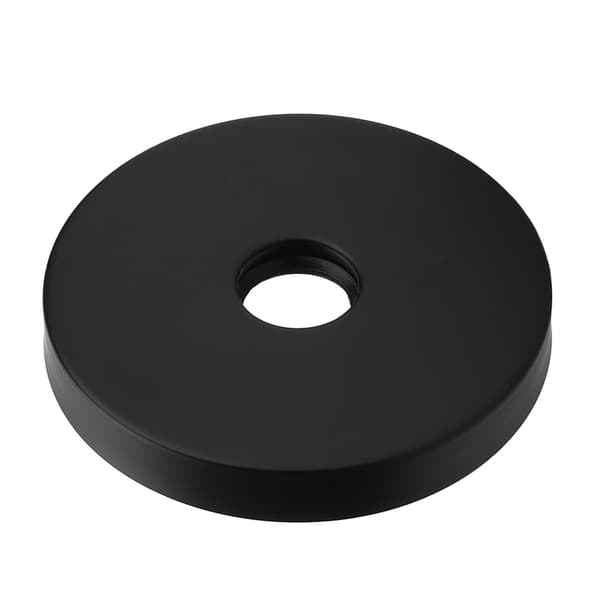 304 rustfrit stål brusearm flange dækplade G1/2in rør udskiftning sort
