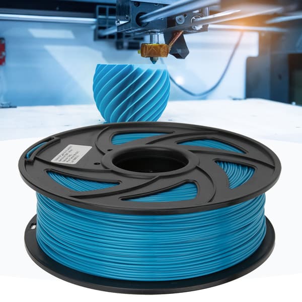 Himmelblå 1,75 mm 1 kg PLA-printer Lang filamentudskrivningsmateriale til 3D-printer