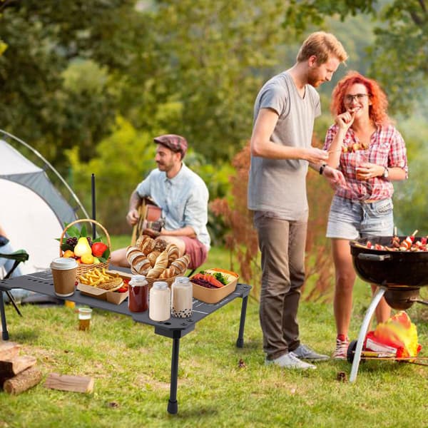 Camping IGT-bord Lyftbart Hopfällbart Multifunktionellt Bärbart IGT Modulbord för Utomhusgrill