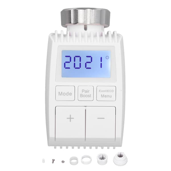 Smart radiatortermostat, Tuya Bluetooth digital temperaturregulator för hem-app, inga batterier ingår