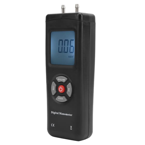 TL101 Digital Manometer Lufttryksmåler Differential Lufttrykstester Værktøj +5psi