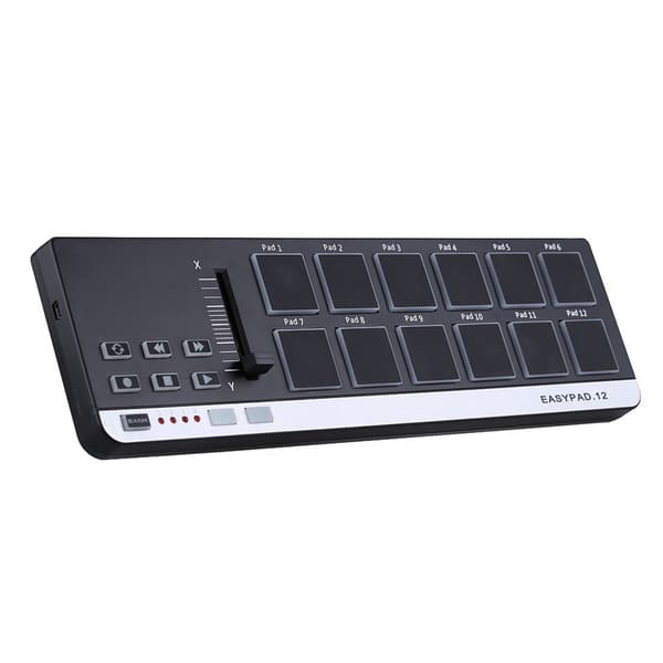 Worlde EasyPad.12 Bärbar Mini USB 12 Trumplatta MIDI-kontroller