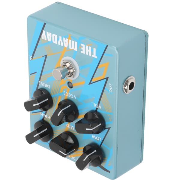 Effektpedal Förstärkare Analog Ljudeffekt Equalizer Harmoniska Gitarrtillbehör DC 9V