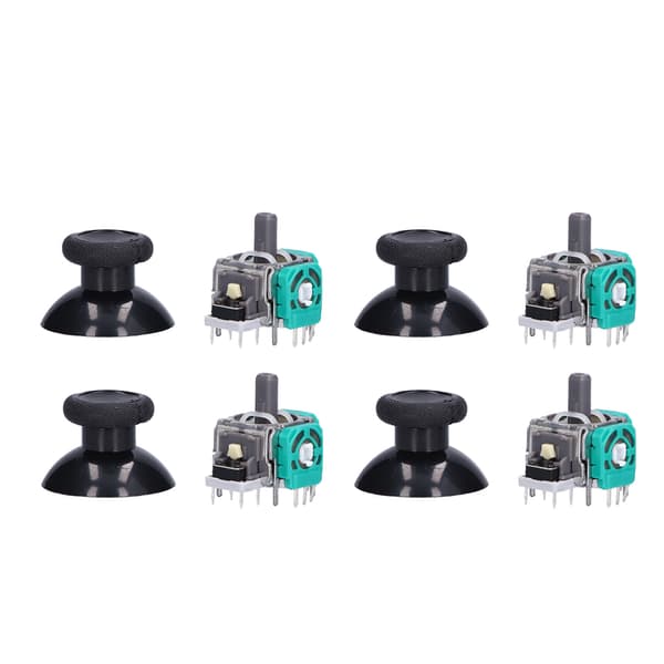 Holdbart 4-pak analog stick thumbstick reparationssæt til Xbox One Gamepad