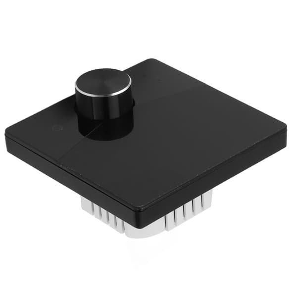 Smart WiFi-termostat, ABS svart, programmerbar digital pekskärm LCD-display för hemvärmekontroll
