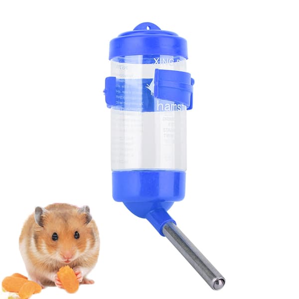 Droppfri Mini Vattendispenser för Igelkottar, Blå, Dricksflaska för Smådjur