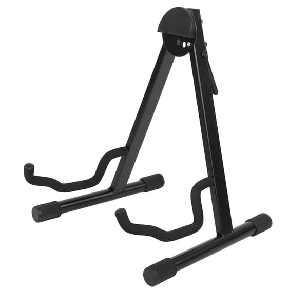 Cello Stand Foldbar Støtte A-Ramme Display Opbevaringsholder Violin Guitar Bas Tilbehør Sort