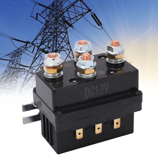 Spilrelæ 12V Messingspole Kontaktor Elektronisk Komponent Tilbehør til Biler