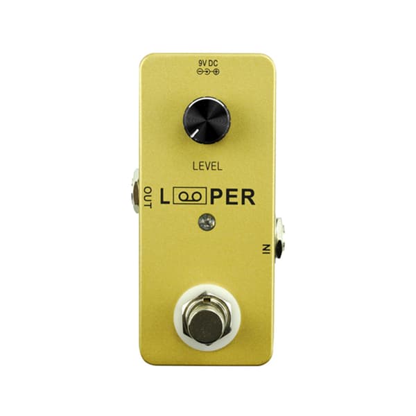 M-VAVE LOOPER Mini Gitarr Loop Elgitarr Looper Effektpedal Max. 5 minuters inspelningstid Obegränsade Overdubs Fullmetallskal