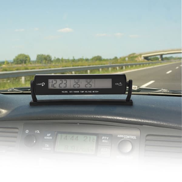 12V Bilbatteritester Digital Voltmeter med LCD-display, Automatisk Spændingsovervågning til Køretøjets Strømsystem