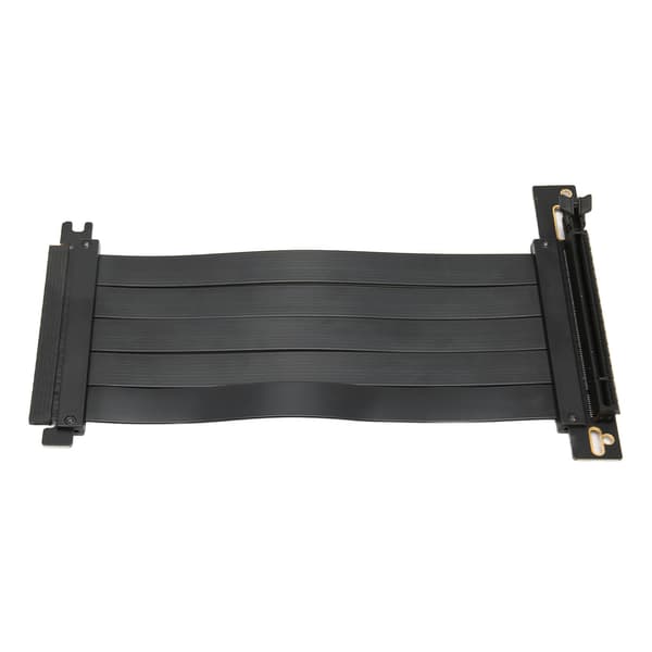 PCIE 4.0 X16 Riser-kabel, Plug and Play Højhastigheds GPU-forlængerkabel, 20 cm/7,9 tommer til grafikkort, sort