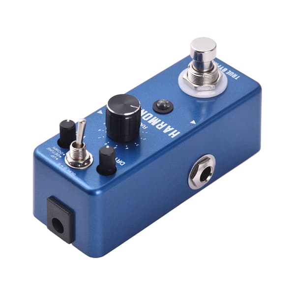 Rowin Guitar Effects Pedal Harmonizer Guitar Pedal Harmony/Pitch Shift/Detune 3 Modes Guitar Effect Pedal and RANGE/WET/DRY Control Knobs with True B