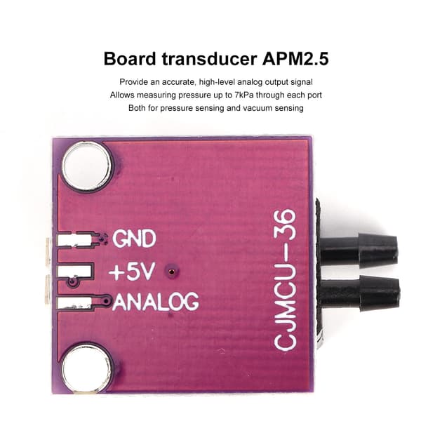 MPXV7002DP Trycksensor Breakout Modul Givarkort för APM2.5 DIY Elektronik