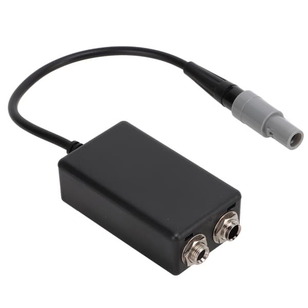 Luftfart headset adapter GA Dual Female til LEMO 6-bens hanstik til pilot