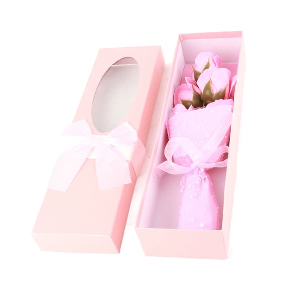 Simulering Tvålblommor Eva Mors Dag Presentförpackning Tvålrosor Blomlåda
