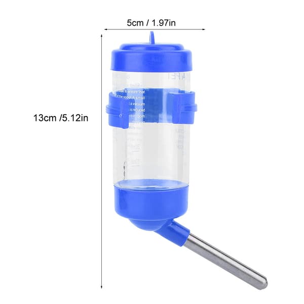 Droppfri Mini Vattendispenser för Igelkottar, Blå, Dricksflaska för Smådjur