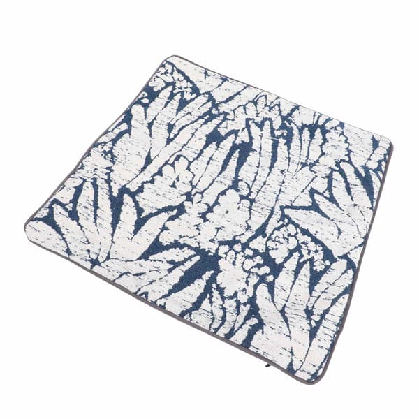 4 stk. bondegårds-boho sofapudebetræk blå hvid stribet 45x45 cm til sofa, seng, stueindretning