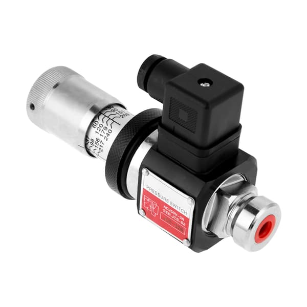 JCS-02N Lige Gennemstrømningsrør Hydraulisk Trykrelæafbryderventil 30-210kg/cm²