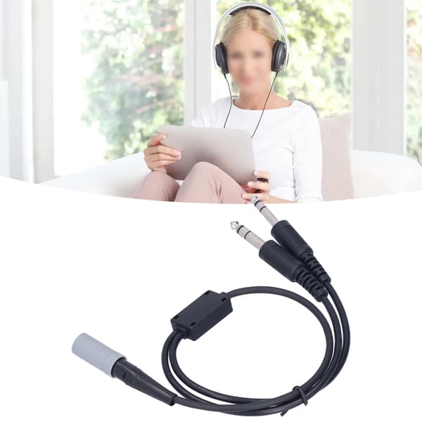 Flygheadsetadapter Bärbar Högdensitetssvamp Hållbar Helikopterheadsetadapter