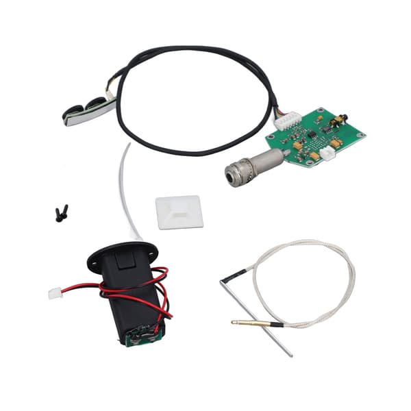 Gitarr Piezo Pickup Kit Inbyggt Förförstärkarsystem Akustisk Gitarr Pickup med Volym Tonkontrollratt