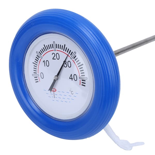 Termometer för pool, rundhuvud, vattentermometer för utomhus- och inomhuspooler, spa