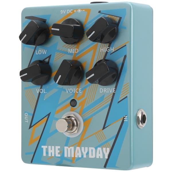 Effektpedal Förstärkare Analog Ljudeffekt Equalizer Harmoniska Gitarrtillbehör DC 9V
