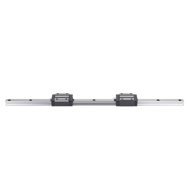 2 stk. 500 mm lineær gliderail HG15 + 4 stk. HGH15 lejevogn, sort