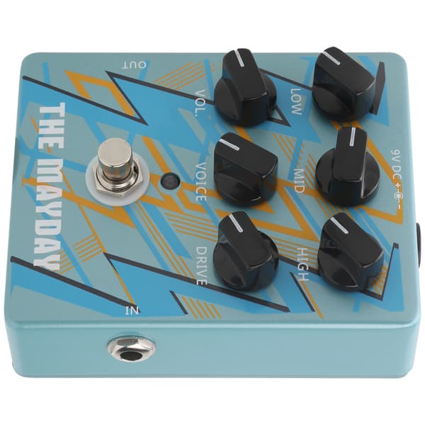 Effektpedal Förstärkare Analog Ljudeffekt Equalizer Harmoniska Gitarrtillbehör DC 9V