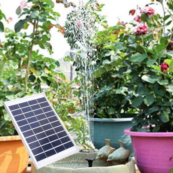 Solpanel Minipumpe med Flydende Disk Høj Effektivitet til Poolfontæner 10V 5W