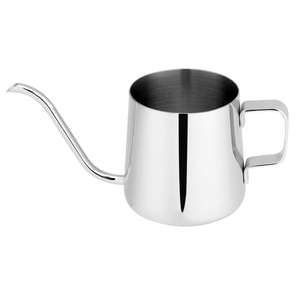 Svansehalskedel i rustfrit stål til Pour-Over kaffe Teværktøj (Sølv, 250 ml)