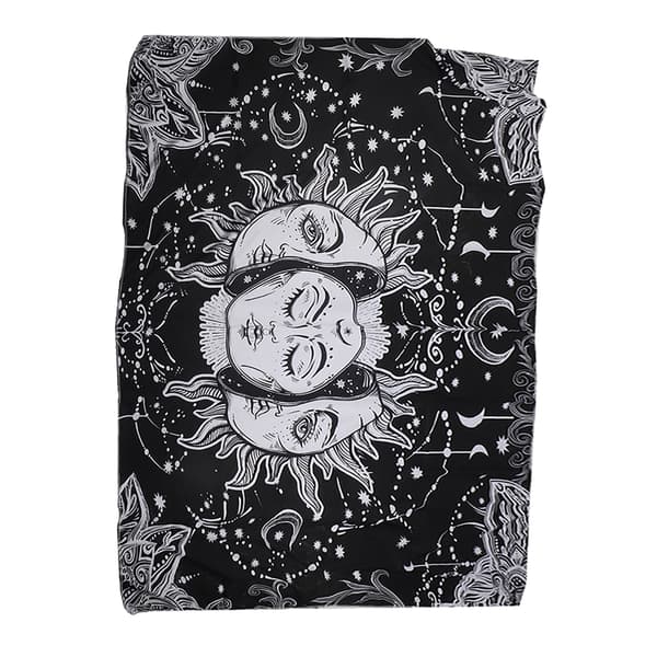 Bohemisk polyester väggbonad för sovrumsinredning, 150x200cm, Boho stil väggkonstpanel
