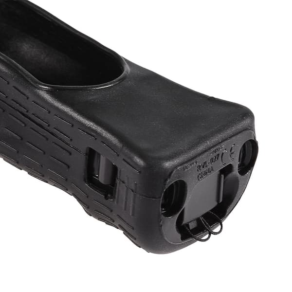 MotionPlus Sensoradapter til Nintendo Wii Remote, Sort Silikonecover, Beskyttelsesetui til Wii Controller