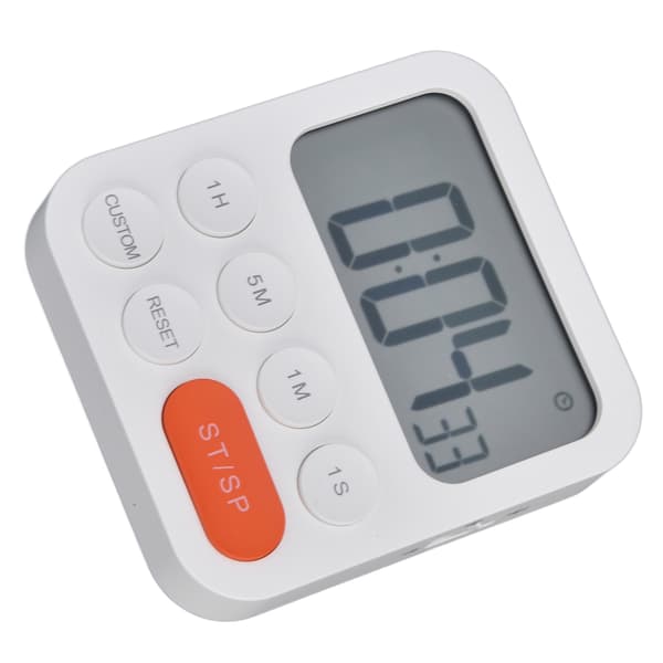 Digital køkkentimer 3 tilstande justerbar magnetisk nedtællingstimer madlavningsstudietimer til soveværelse