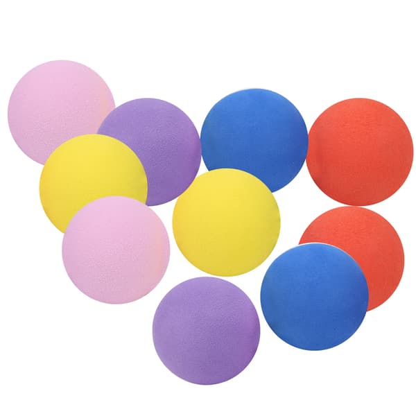Lette EVA Golfbolde til Børn – 60 mm (Gul, Blå, Orange, Lilla, Pink)