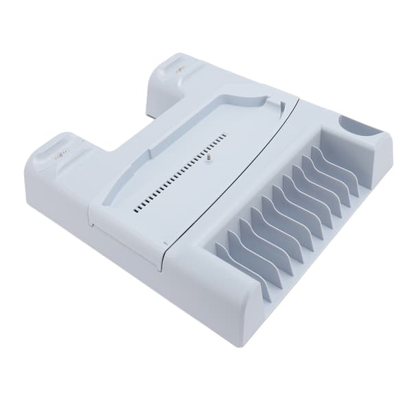 Spilcontroller-ladestation Professionel Effektiv Dobbeltplads Spilkonsol Kølestativ til PS5 Slim-konsol til PS5-spilcontroller