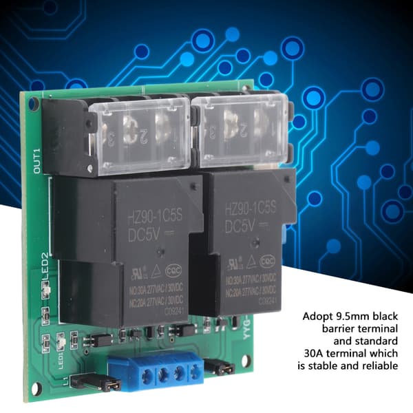 Højtydende tovejs optokobler relæmodul 30A DC12V solid state switch