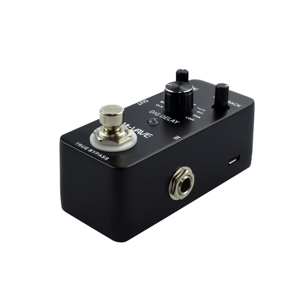M-VAVE DIG DELAY Digital Delay Guitar Effektpedal med 9 Delay-effekter True Bypass Fuld metalskal