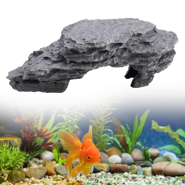 Hule Akvarium Skildpadde Krybdyr Habitat Pynt Skjulested Indretning