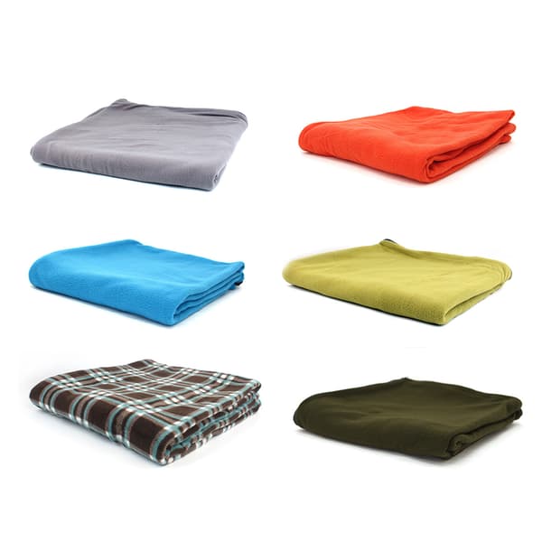 Multifunktionell Fleece Sovsäcksfoder Fritidsfilt Camping Sovmatta