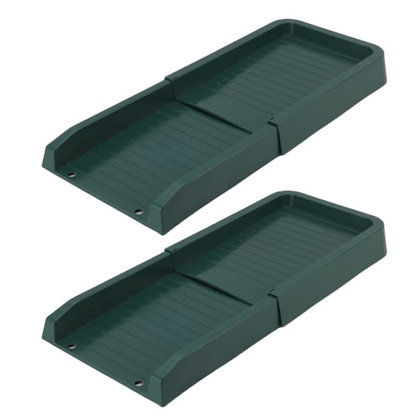 Stuprörsförlängning Splash Block, Väderbeständig PP, Utomhus Grön, 1-pack