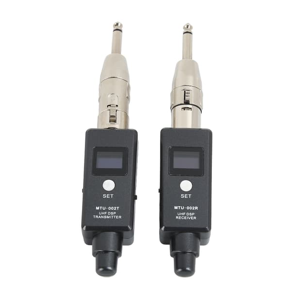 Trådløst mikrofonsystem XLR-sender modtageradapterkit til dynamisk mikrofon