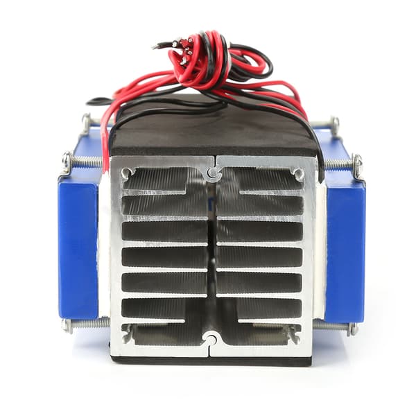 12V 4-chip termoelektrisk køler Peltier-modul DIY luftkøler radiatorsæt