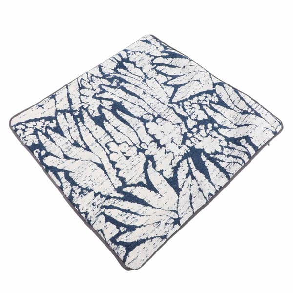 4 stk. bondegårds-boho sofapudebetræk blå hvid stribet 45x45 cm til sofa, seng, stueindretning